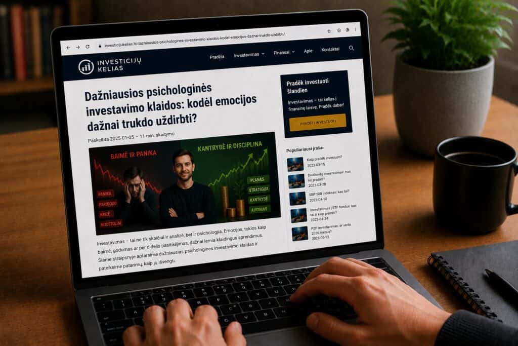 Dažniausios Psichologinės Investavimo Klaidos