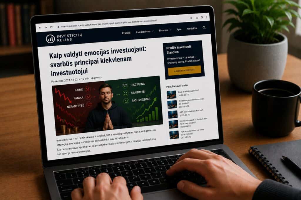 Kaip Valdyti Emocijas Investuojant