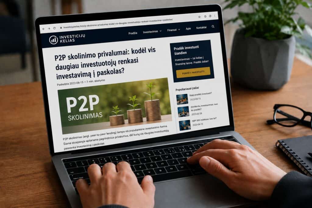 P2P skolinimo privalumai
