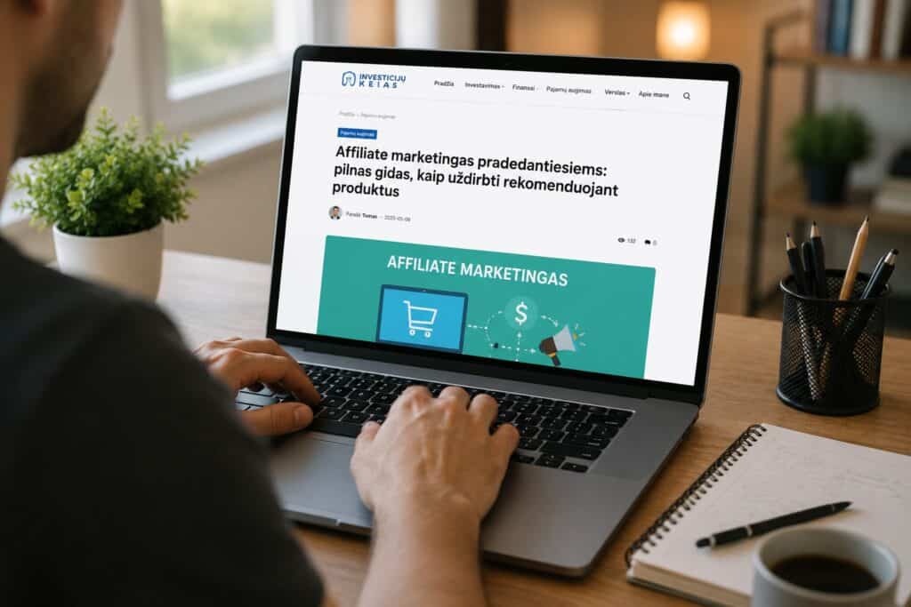 Affiliate marketingas pradedantiesiems