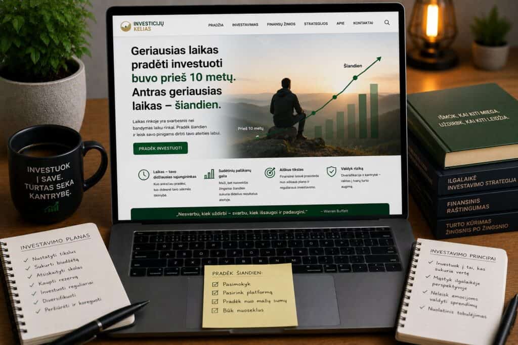 Geriausias laikas pradėti investuoti