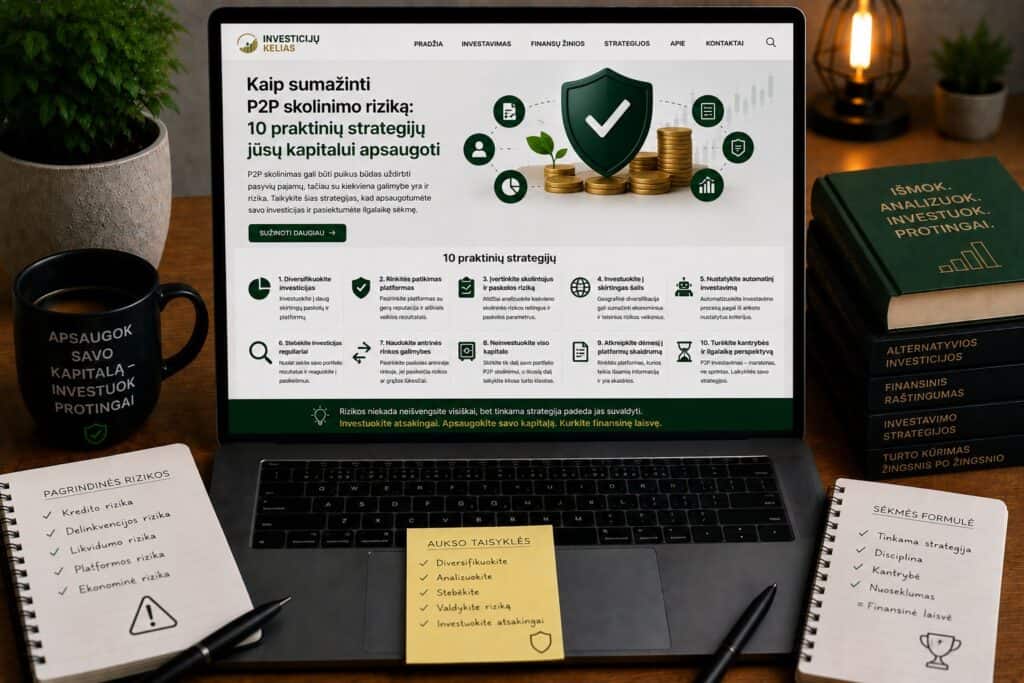 Investavimo strategijos ir rizikos valdymas