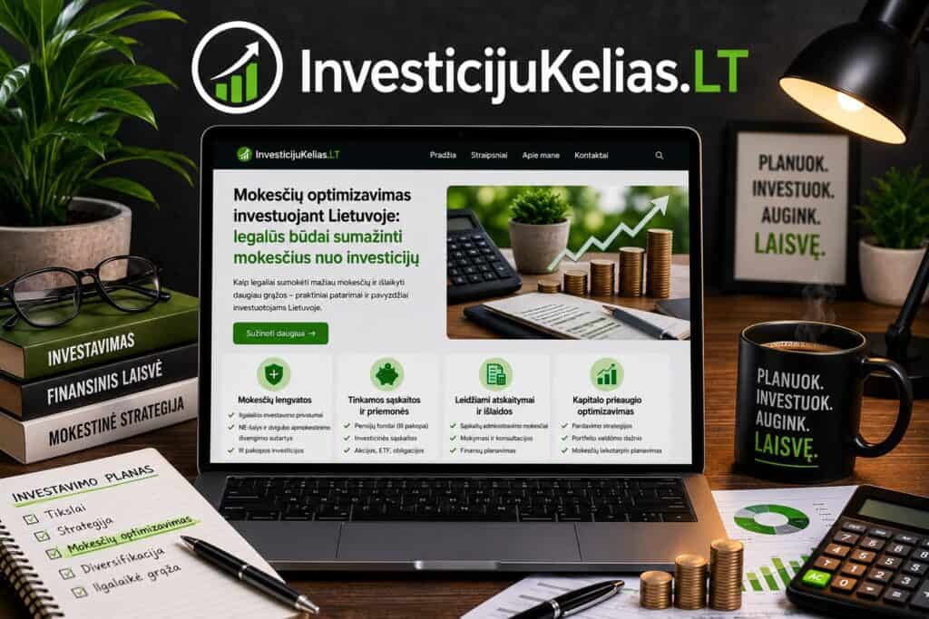 Mokesčių optimizavimas investuojant Lietuvoje 2026 m.