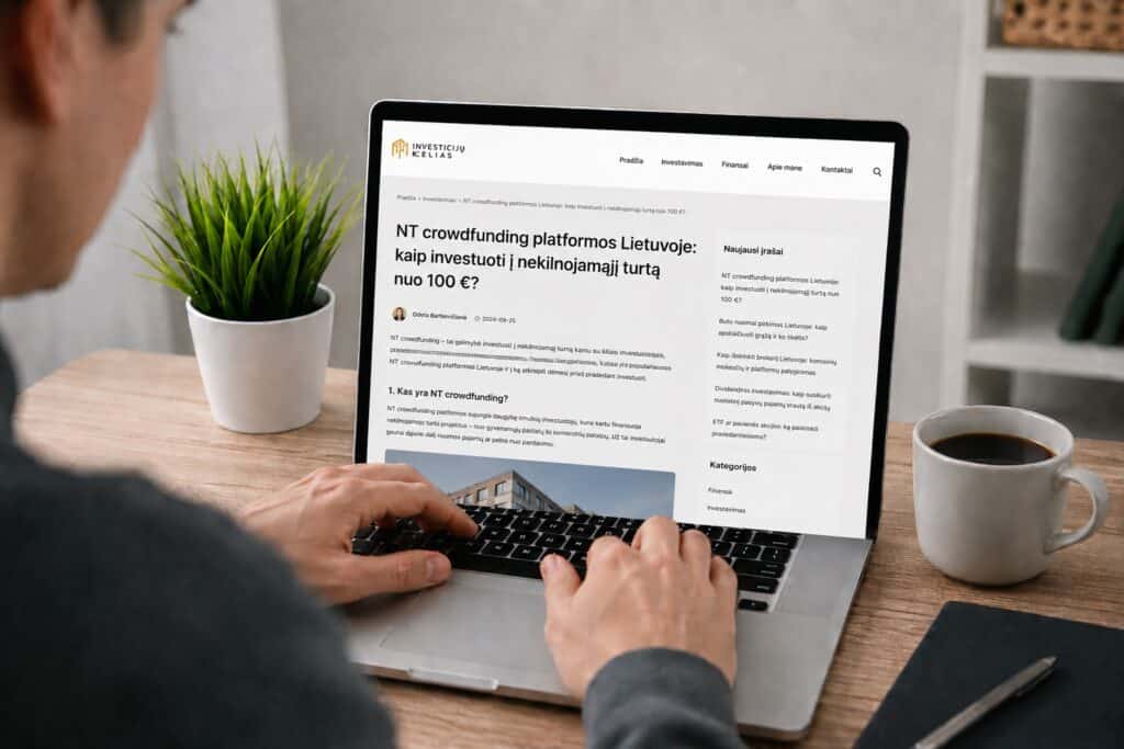 NT crowdfunding platformos Lietuvoje