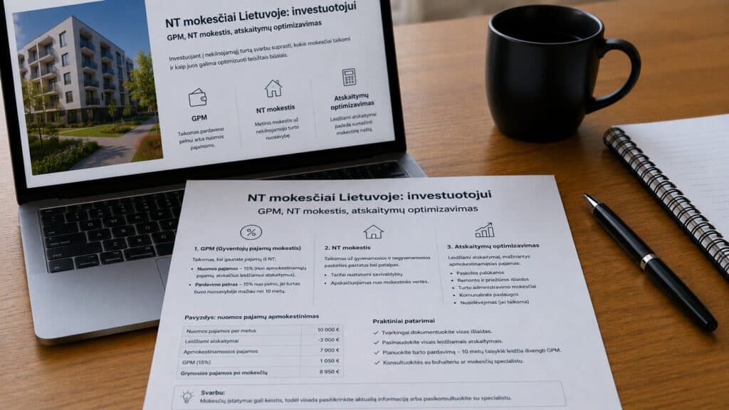 NT mokesčiai Lietuvoje investuotojui