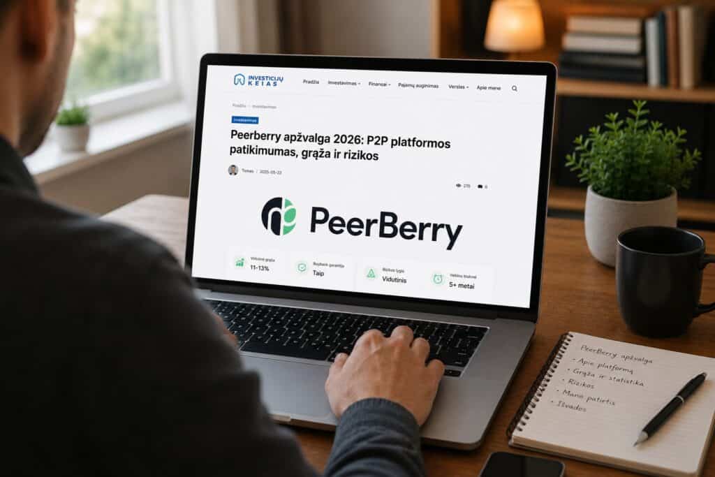 PeerBerry apžvalga 2026