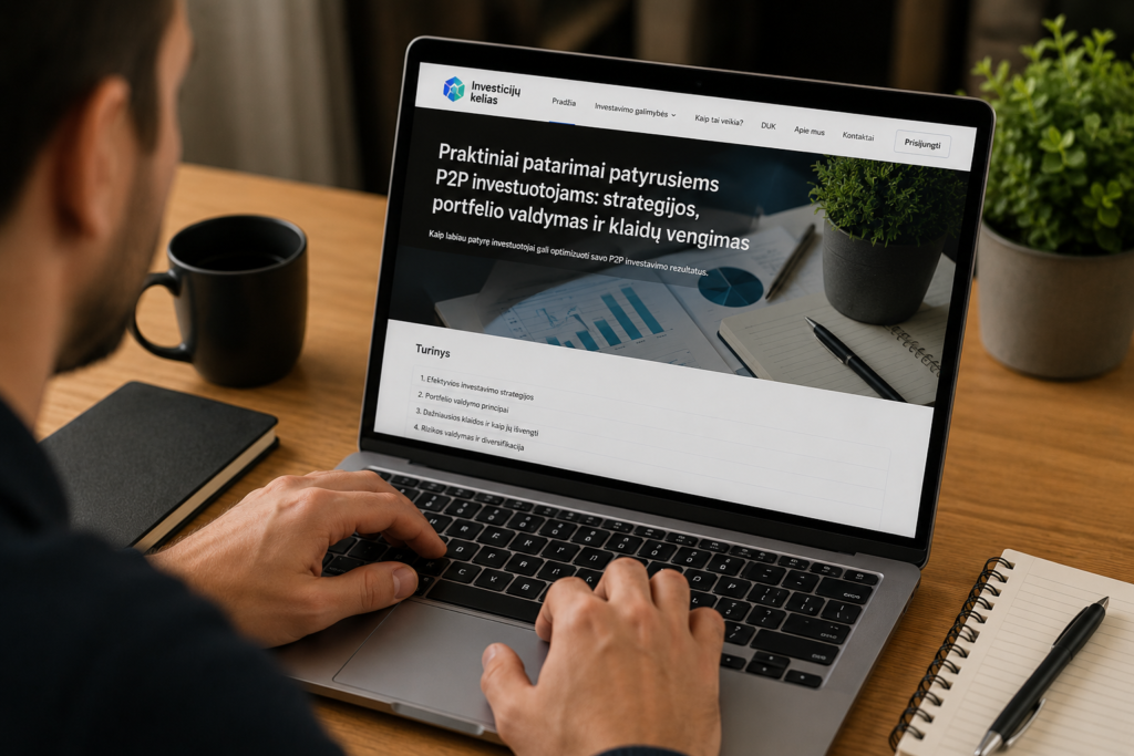Praktiniai patarimai patyrusiems P2P investuotojams