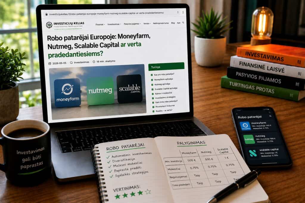 Robo-patarėjai Europoje