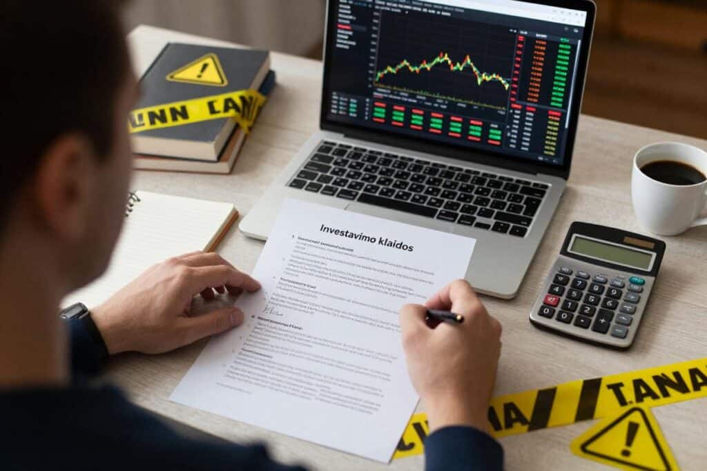 Dažniausios investavimo klaidos ir finansiniai spąstai